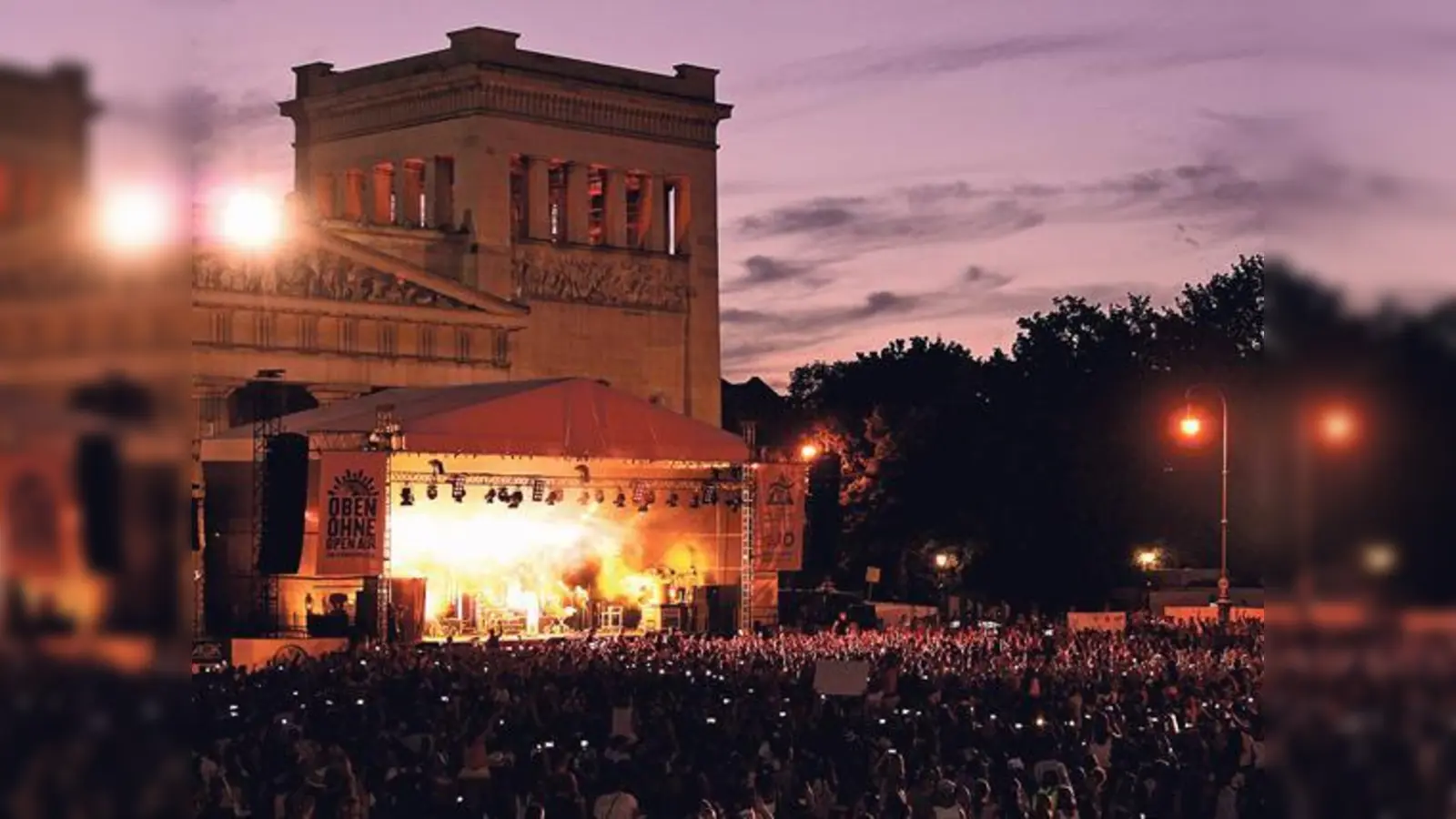 Der Königsplatz wird am Samstag wieder zum Festivalgelände.	 (Foto: VA)
