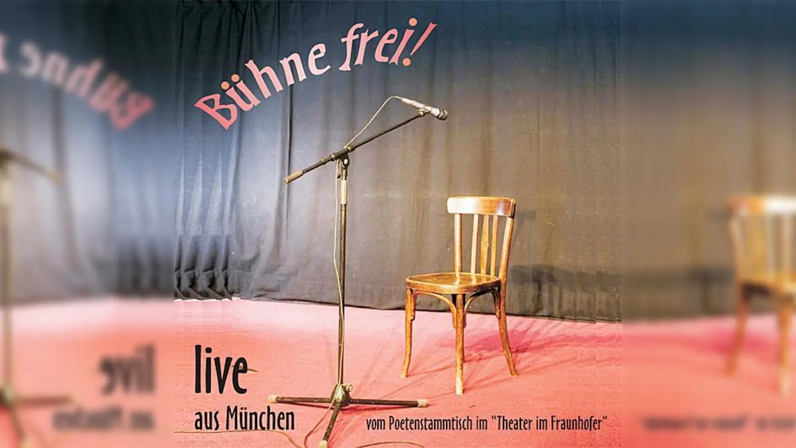 Bühne frei für den Poetenstammtisch heißt es am 21. Juni im Fraunhofer.  (Foto: VA)