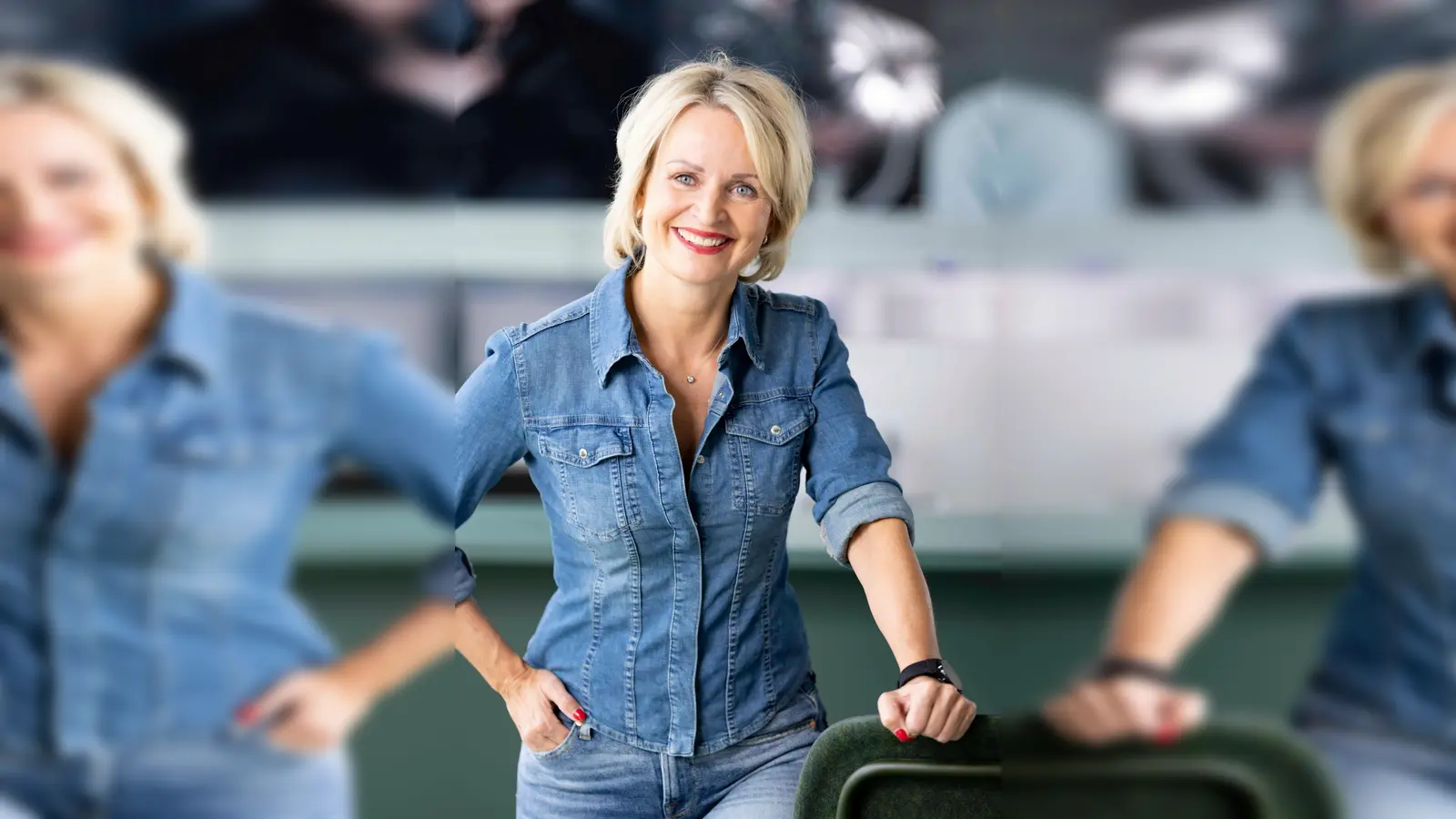 Sandra Bisping, Gründerin von „Ein Herz für Rentner” gratuliert herzlich zum Jubiläum. (Foto: Domsch)