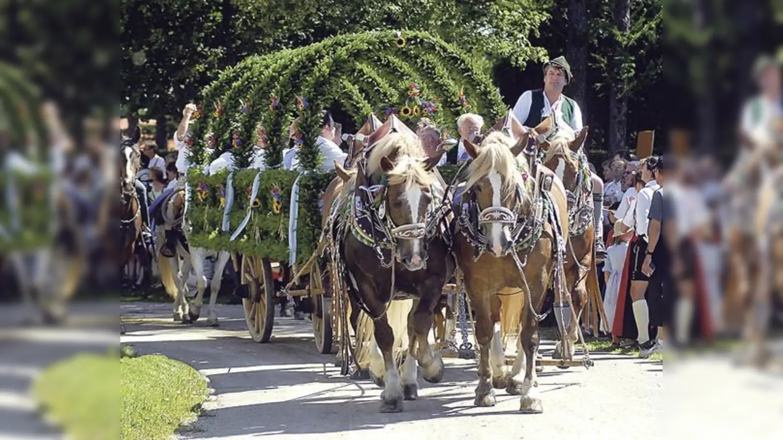 Vom 13. bis 15. Juli findet in Siegertsbrunn das traditionelle Leonhardi-Fest statt. 	 (Foto: Schunk)