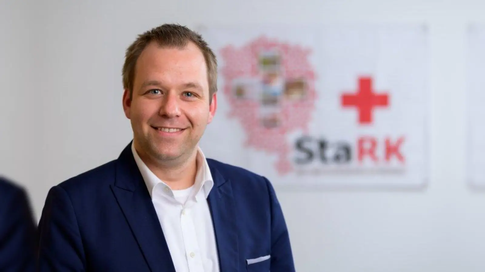 Lukas Messerschmidt ist Verwaltungsleiter im neuen Impfzentrum Gauting. (Foto: BRK Starnberg)