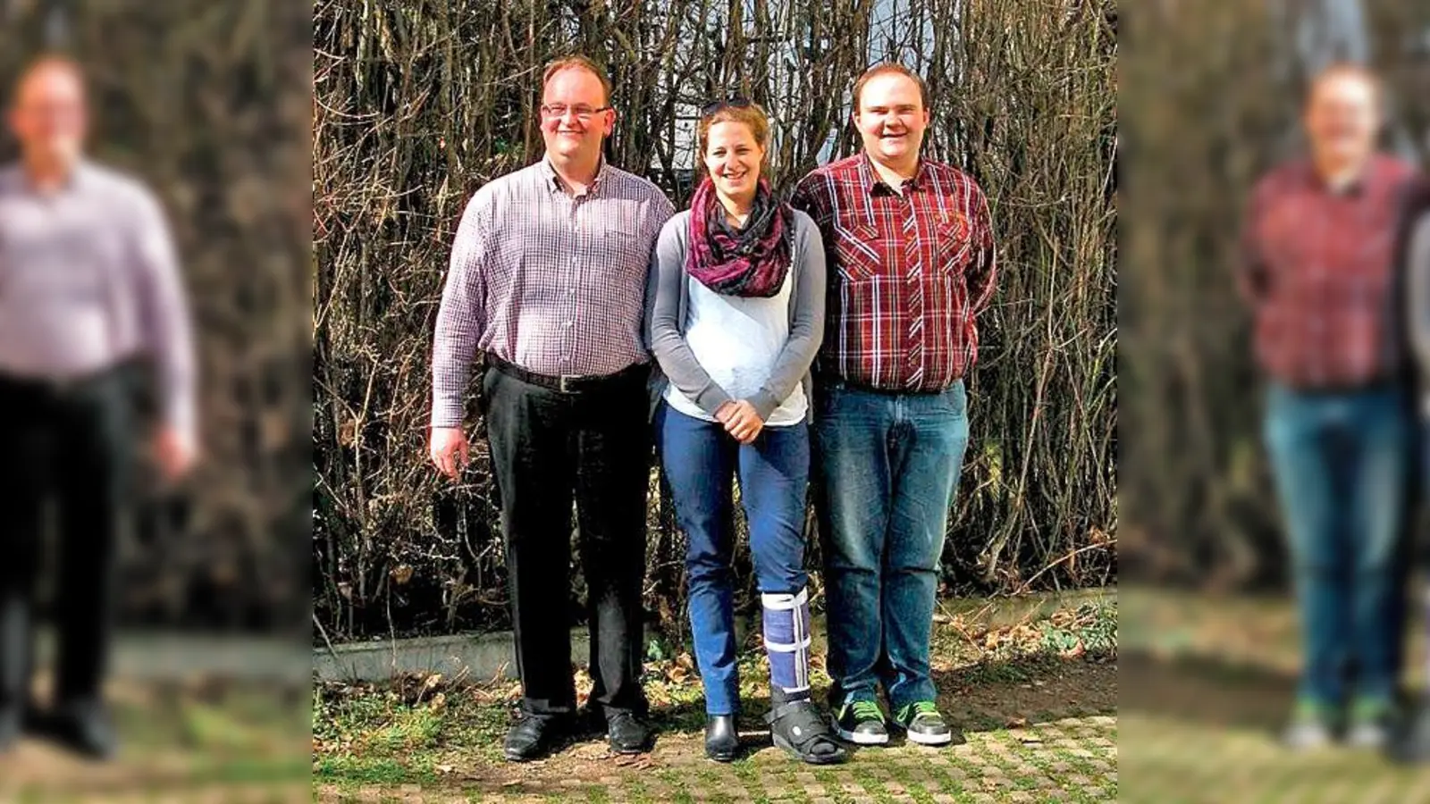 Der gewählte Vorstand: Werner Heim, Karoline Hufnagl und Georg Gerzimbke (v.l.n.r.).	 (Foto: privat)