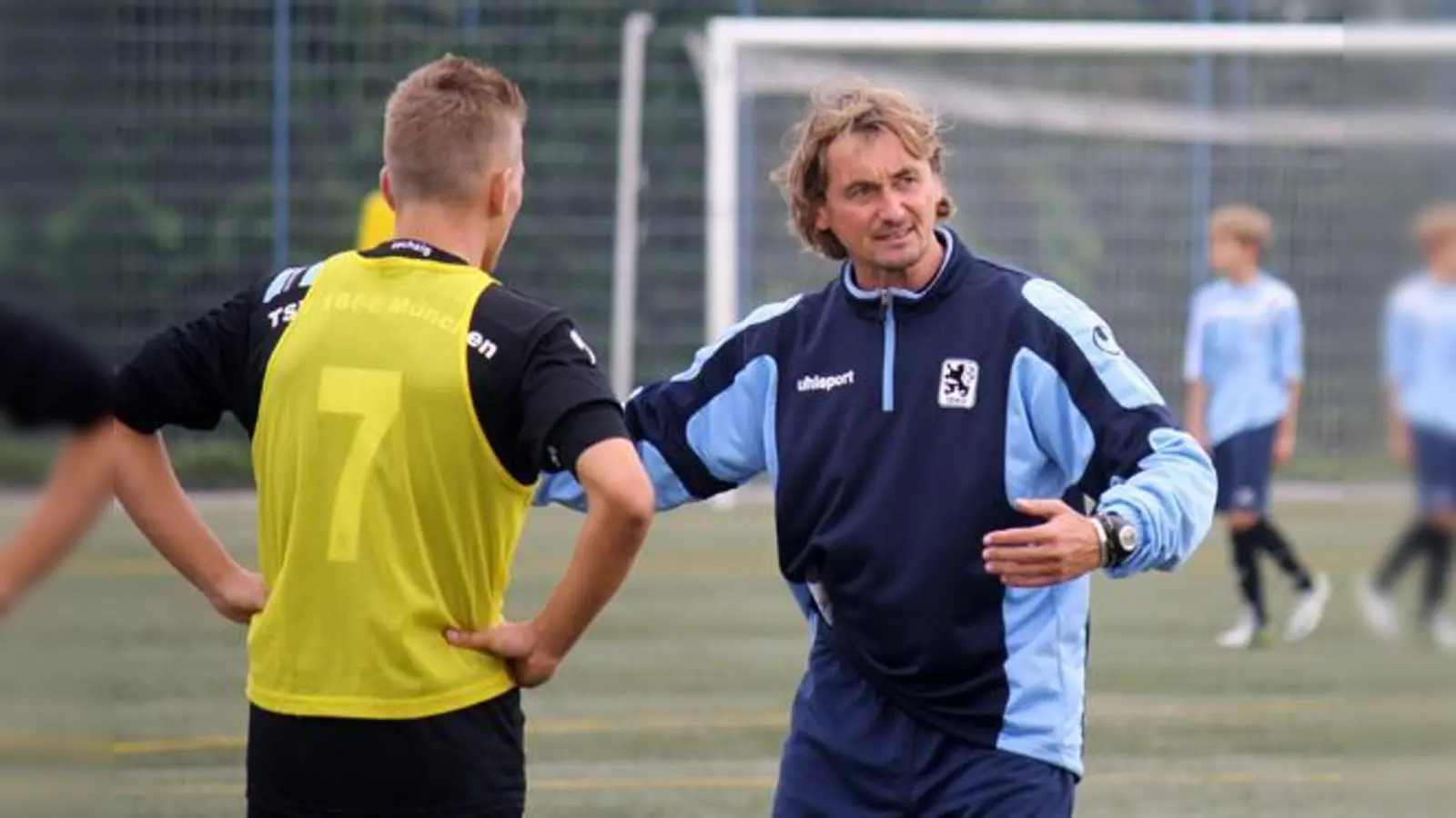U15-Junglöwen-Trainer Patrick Zimmerer.  (Foto: T. Koch)