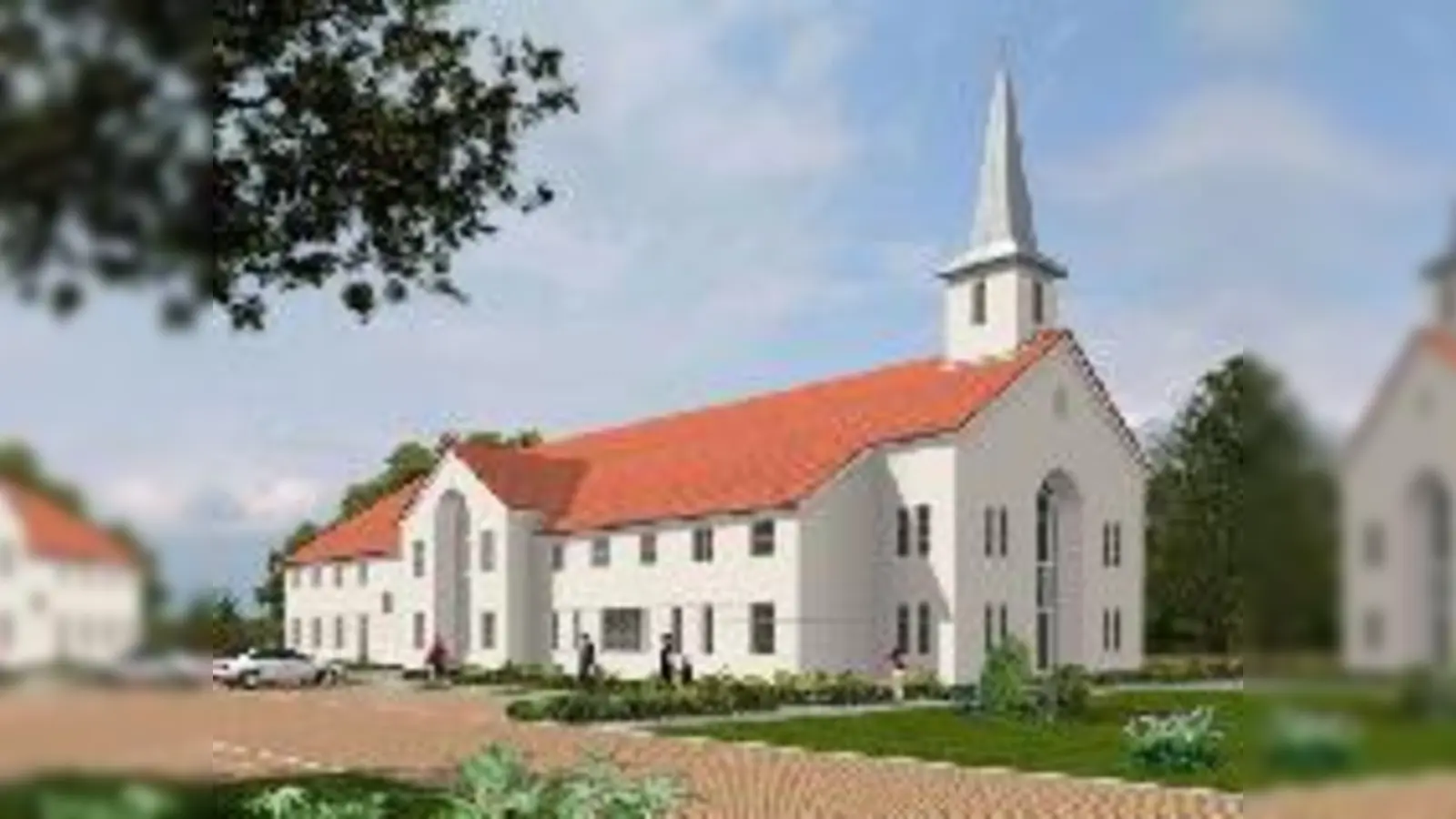 So soll es aussehen das Gemeindehaus der »Kirche Jesu Christi der Heiligen der letzten Tage« an der Weltenburger Straße.  (Illustration: Kirche)