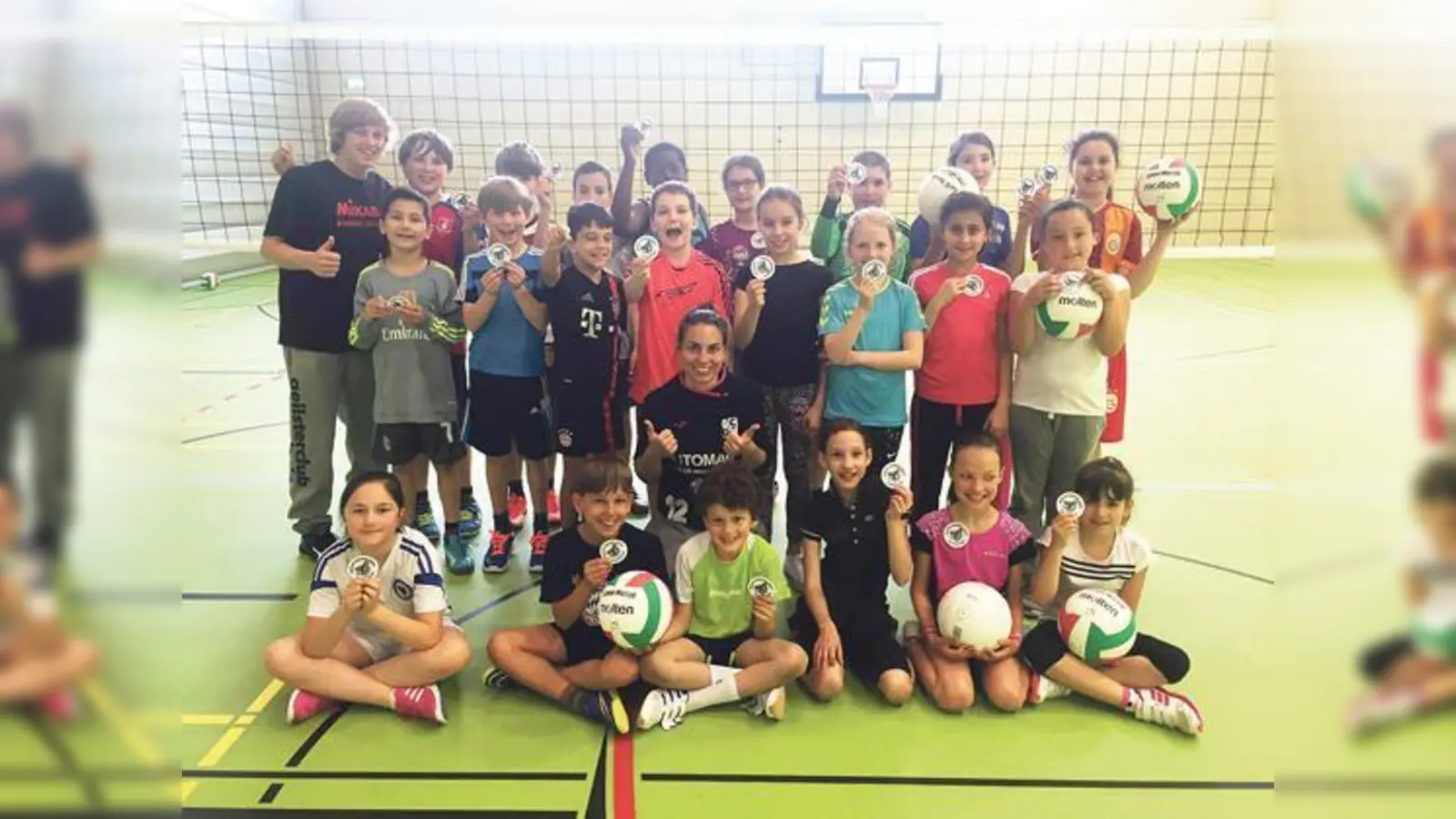 Der Vollyeball-Nachwuchs des DJK SB München-Ost freut sich auf neue engagierte Jugendtrainer.	 (Foto: privat)