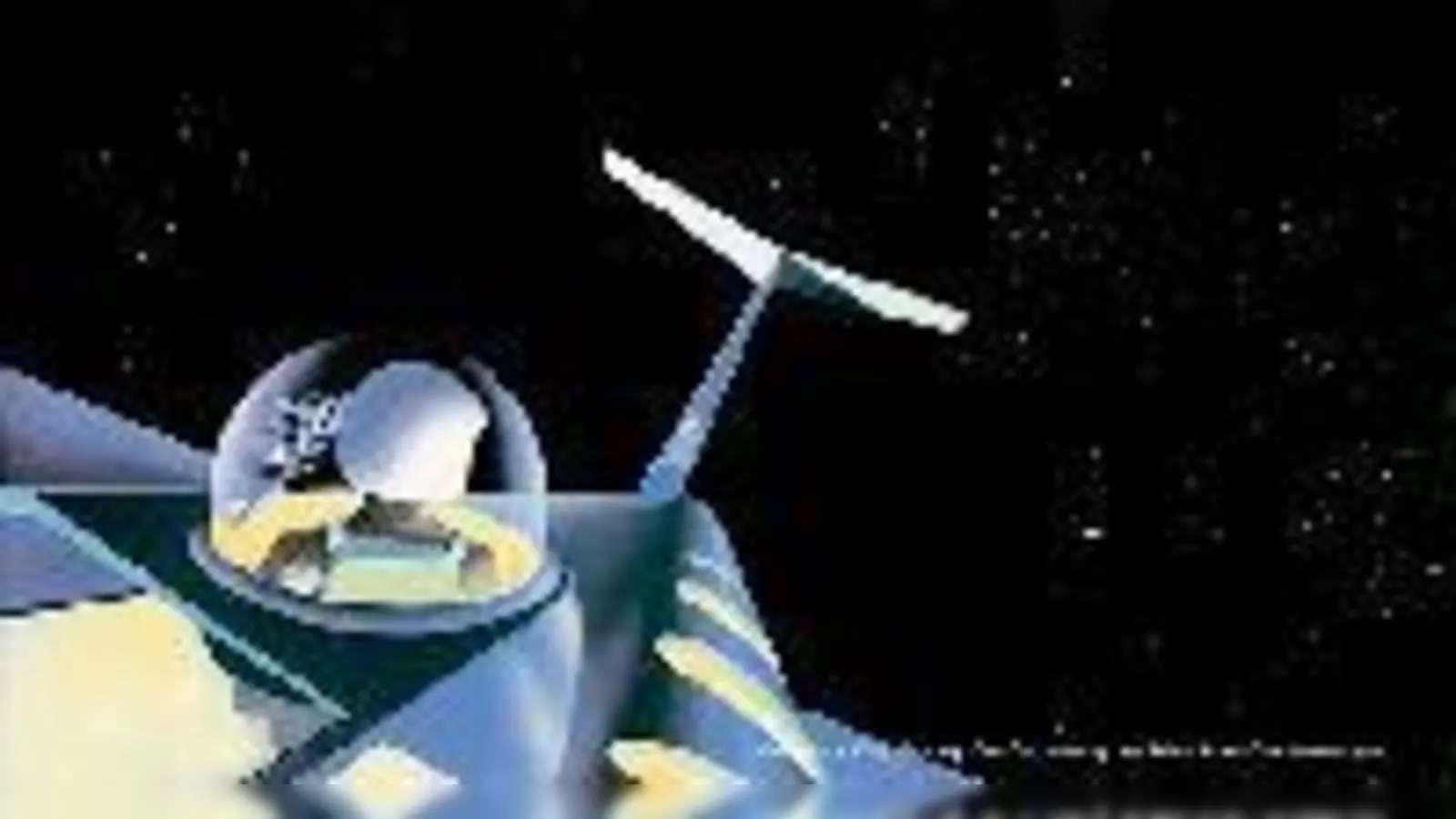 Konzeptstudie zu »Man and the Moon«.   (Foto: Disney Walt Disney. Die Sammlung des Münchner Stadtmuseum)