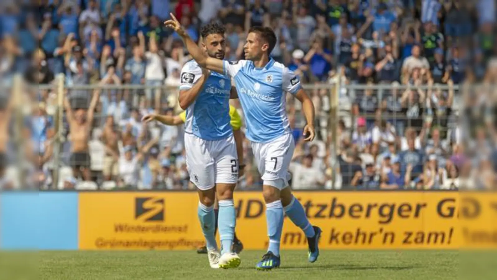 Gelungener Einstand im Trikot des TSV 1860 München: Stefan Lex.  (Foto: Anne Wild)