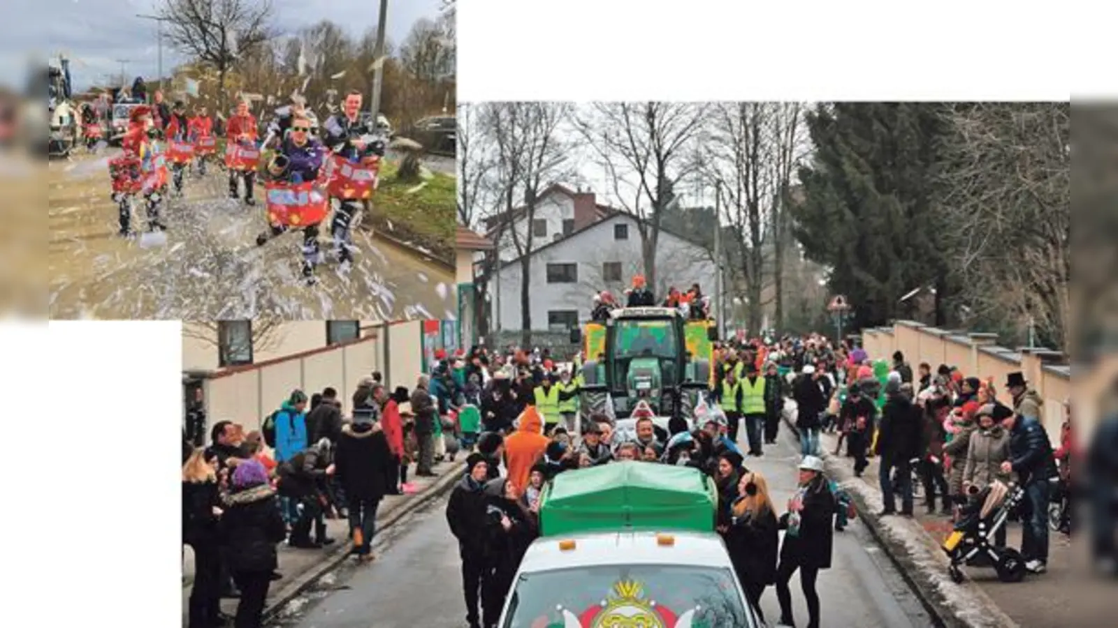 Höhepunkt des närrischen Treibens im 13. Stadtbezirk: Der traditionelle »Gaudiwurm«-Faschingsumzug startet auch dieses Jahr wieder am 11. Februar um 13 Uhr am Maibaum in Johanneskirchen. 		 (Fotos: ahi/Archiv)