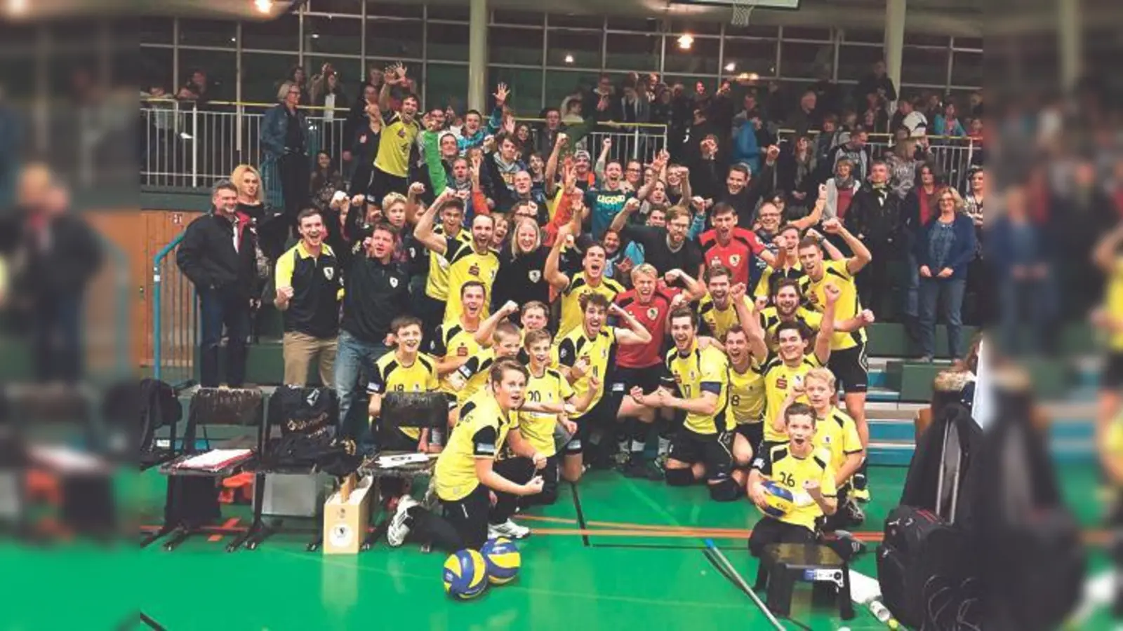 Das Grafinger Siegesfoto Nummer sechs gegen den ASV Neumarkt.	 (Foto: TSV Grafing)