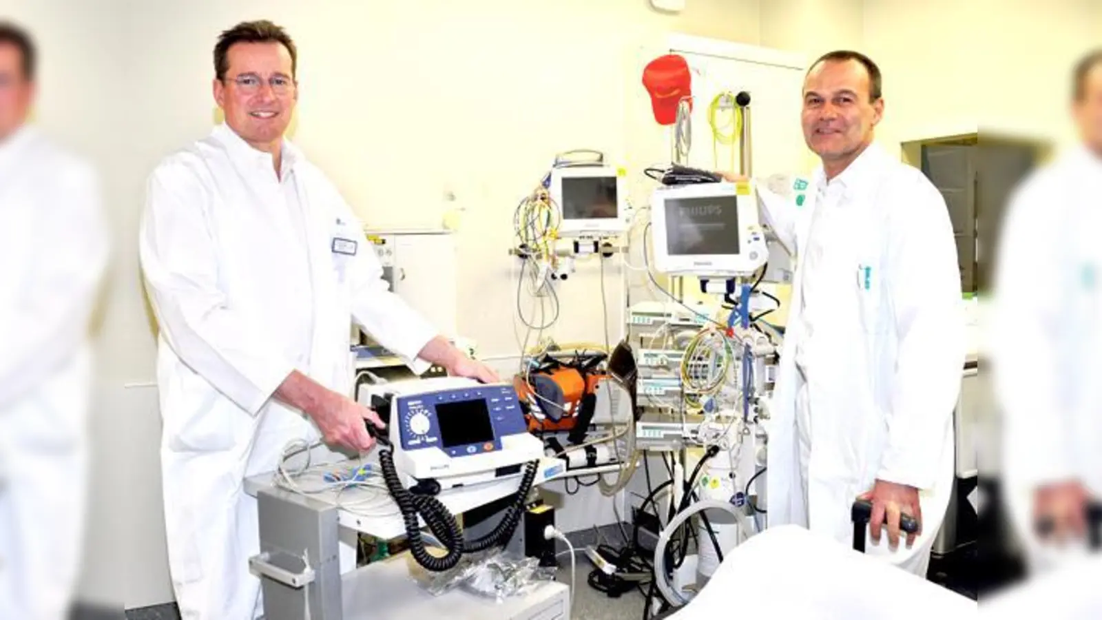 Ein eingespieltes Team: Chefarzt Dr. Artur Klaiber und sein leitender Oberarzt Dr. Jörg Dannheuser. 	 (Foto: Kreisklinik)