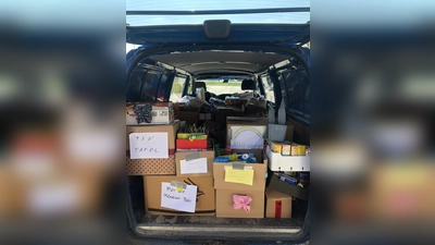 Spendenaktion für die Münchner Tafeln. Die Sportvereine ließen sich so einiges einfallen. (Foto: privat)