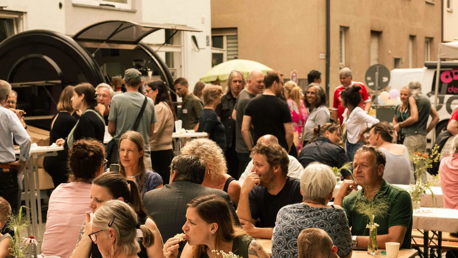 In der Kyreinstraße wurde das Jubiläum gefeiert. (Foto: Özgün Turgut )
