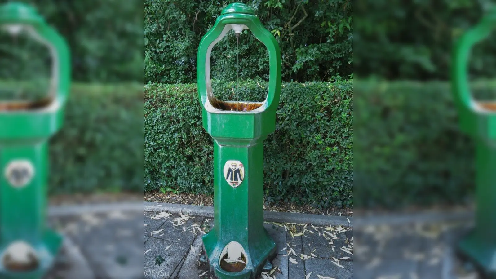 Dieser Brunnentypus wurde um 1900 von der Eisengießerei F.S. Kustermann nach dem Entwurf von Wilhelm Bertsch produziert. In München gibt es davon noch sieben. (Foto: Sylvia Suppé)