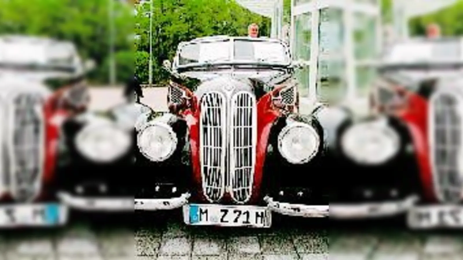 »Oldie«, aber »Goldie«: ein BMW 327 Cabrio aus dem Jahr 1940. 	 (Foto: Verein)