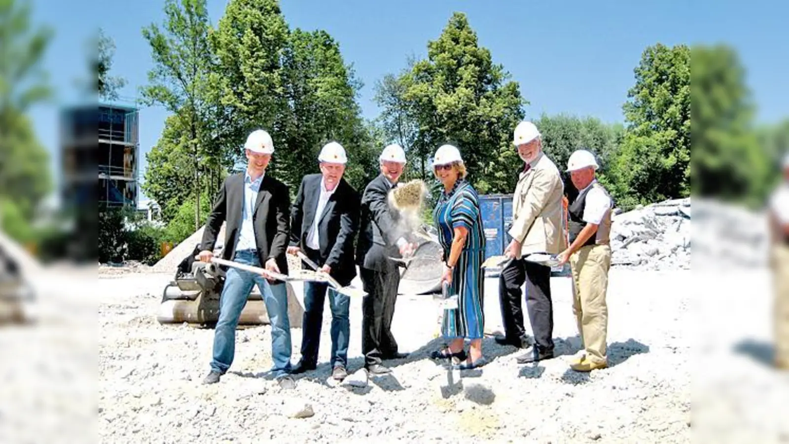 Bernhard Lautner, Peter Schwinde, Franz Schwarz, Johanna Rumschöttel, Michael Sedlmair und Peter Riedl (v. l.). 	 (Foto: VA)
