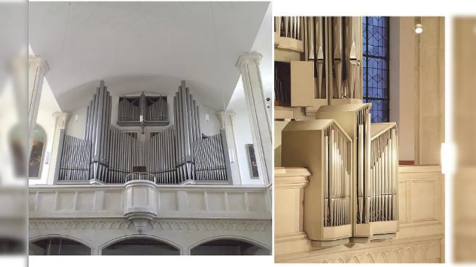 Beide Orgeln sind im Einsatz  die Steinmeyer-Orgel (oben) ebenso wie die Ott-Orgel.	 (Foto: Rainer Schulz, St. Markus)