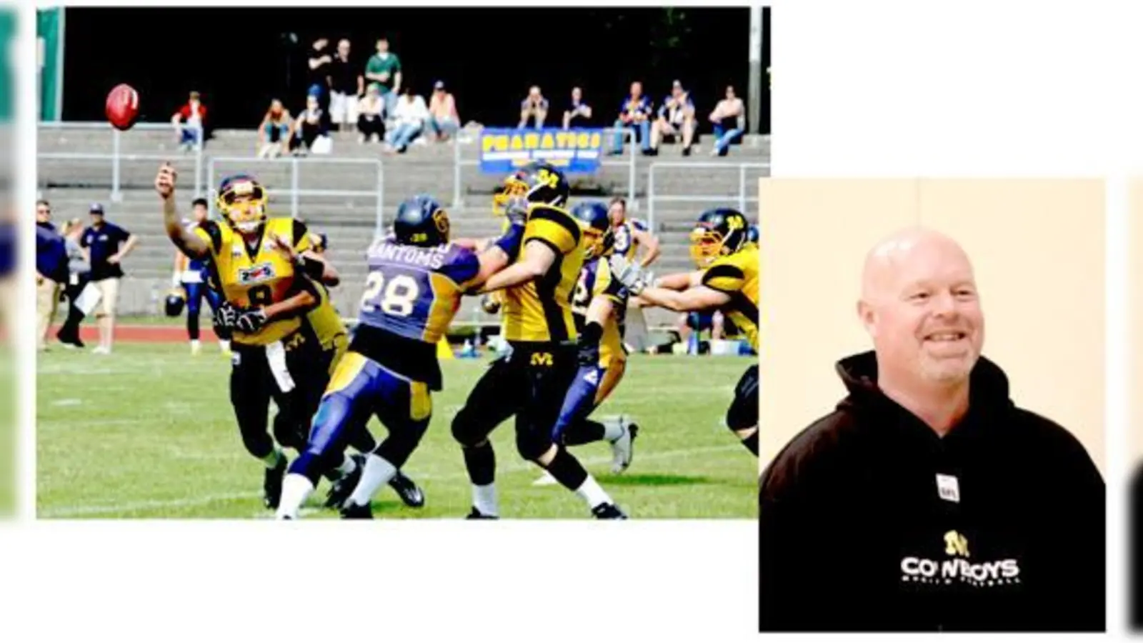 So soll Patrick Carey (Nr. 9, links) kommende Saison nicht mehr gestoppt werden. Headcoach James Craig setzt jetzt auf mehrere Spieler aus seinem Heimatland USA.  (Foto: jl/VA)