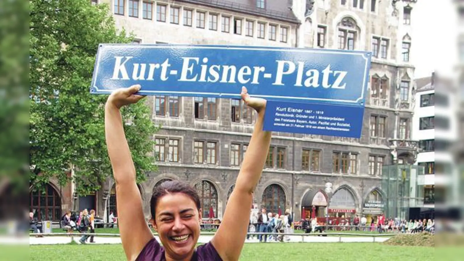 Der Platz hinterm Rathaus ist als Marienhof bekannt. Der Verein »Das andere Bayern« wünscht sich eine Benennung nach Kurt Eisner.	 (Foto: VA)