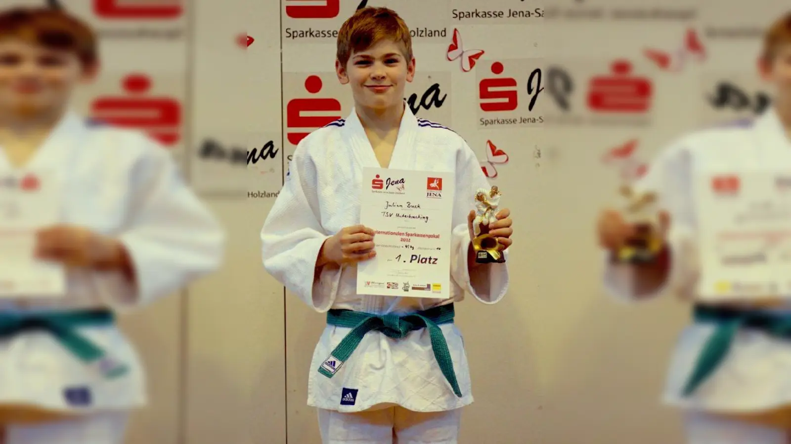 Julian Buch vom TSV Unterhaching holt in Jena ´die Goldmedaille.	 (Foto: Privat)
