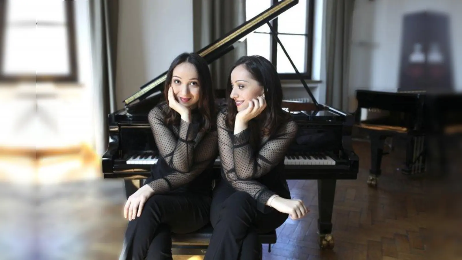 Das Klavierduo Ani und Nia Sulkanishvili begeistert mit seiner Musik ein internationales Publikum. (Foto: Andrea Seifert)