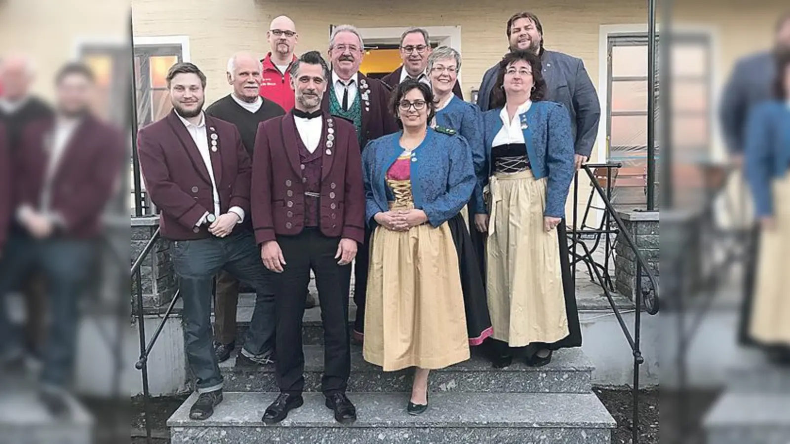 Valentin Voinot, Josef Seibold, Martin Olczyk, Rafael Seibold, Adalbert Mader, Franz Gruber, Natalie Mora-Stege, Claudia Deuringer, Gabi Zehrer, Stefan Krimmer. 	 (Foto: Verein)