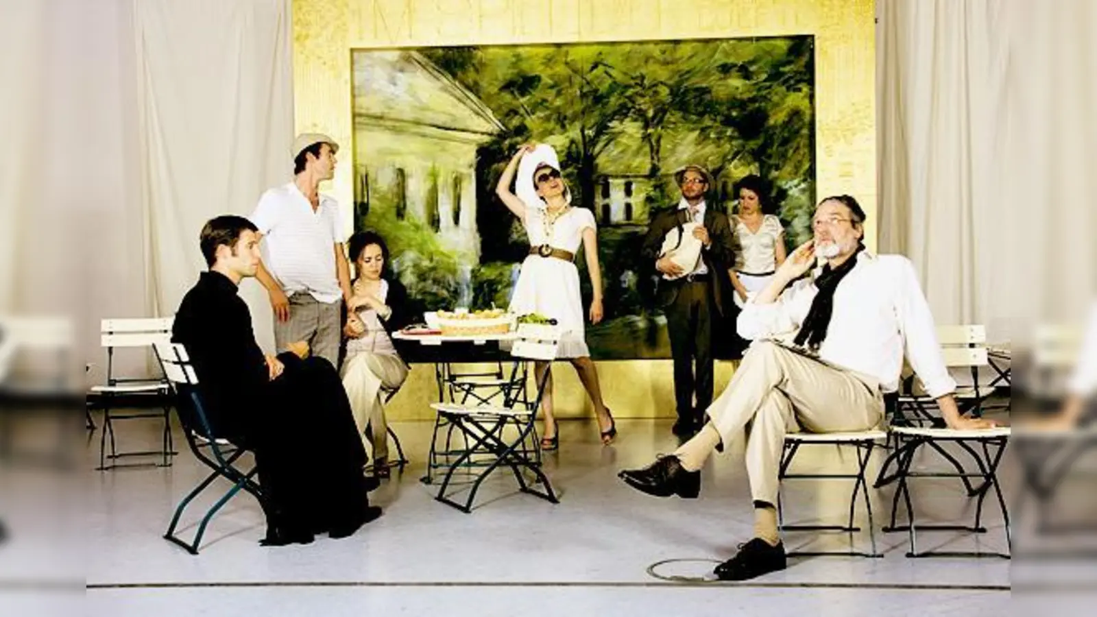 Szenenfoto aus dem Stück »Im Spiel der Sommerlüfte«, mit dem das Junge Schauspiel Ensemble München seinen Einzug ins Kleine Theater hält.  (Foto: JSE)