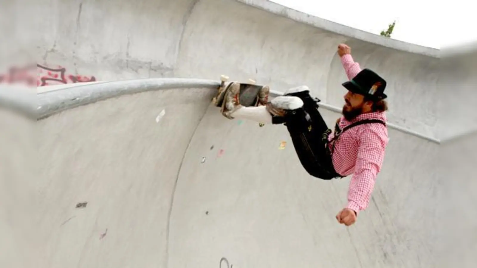 Global und lokal: Der Münchner Stephan Kuch in Mia san mia, April 2012 .  (Foto: Stephan Kuch)