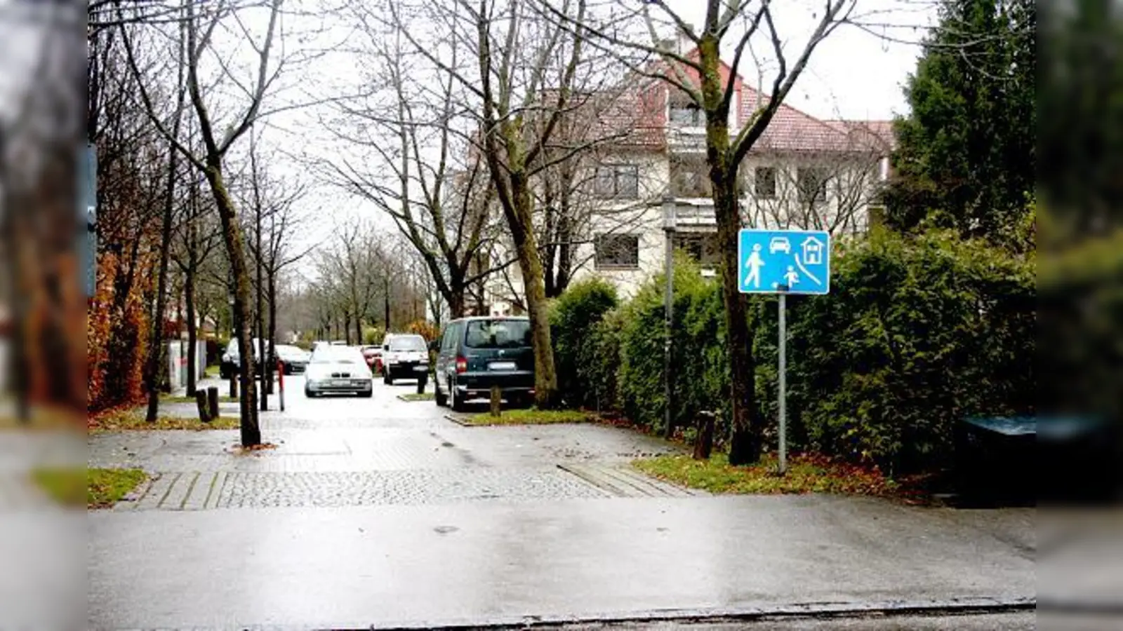 An Schrittgeschwindigkeit würden sich hier nur wenige Autofahrer halten, so der BA. 	 (Foto: ws)