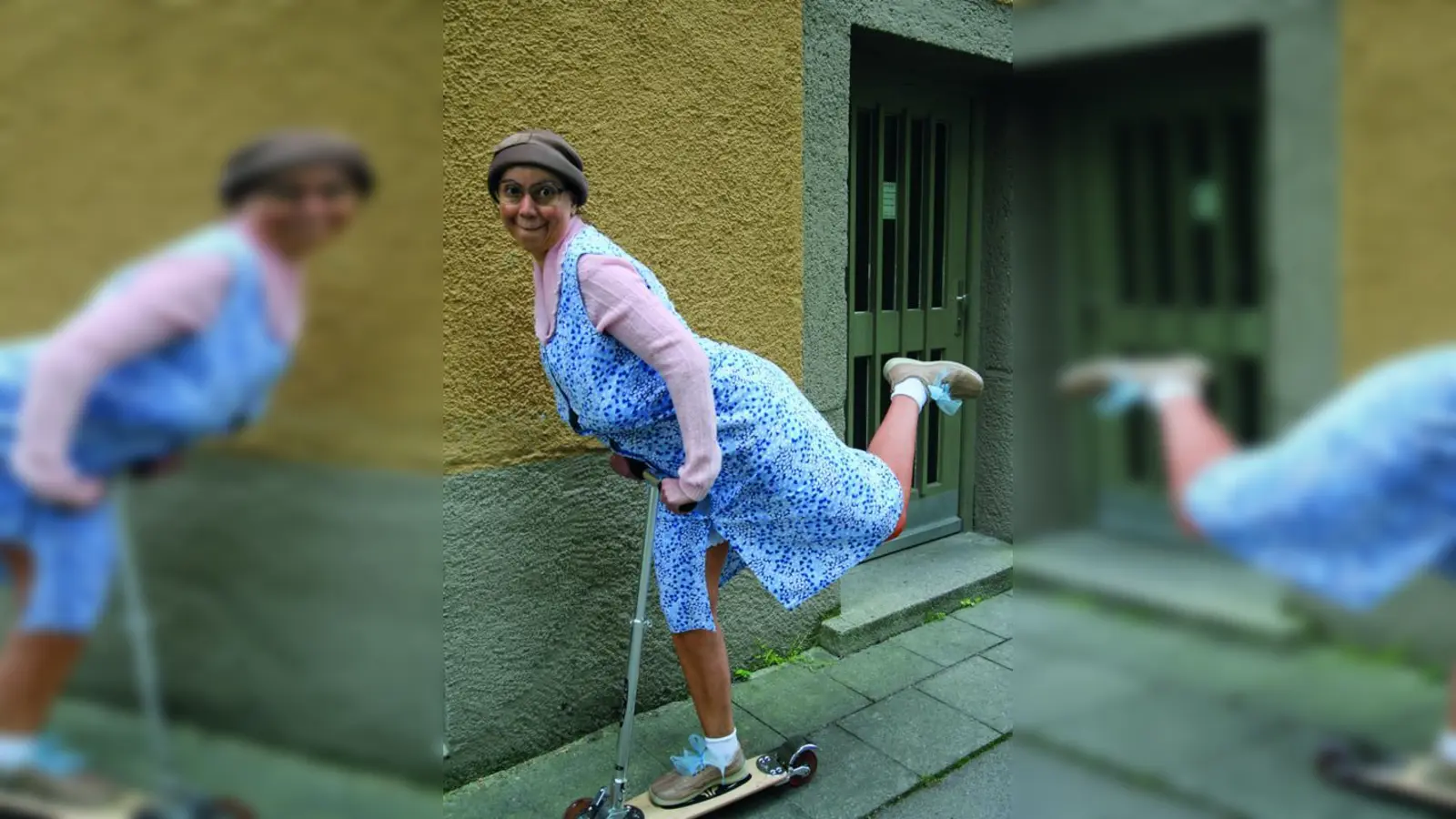 „Schiach, aber fidel” heißt es am Freitag, 24. Februar, beim Burenwirt in Aubing. Tante Frieda kommt! (Foto: pi)