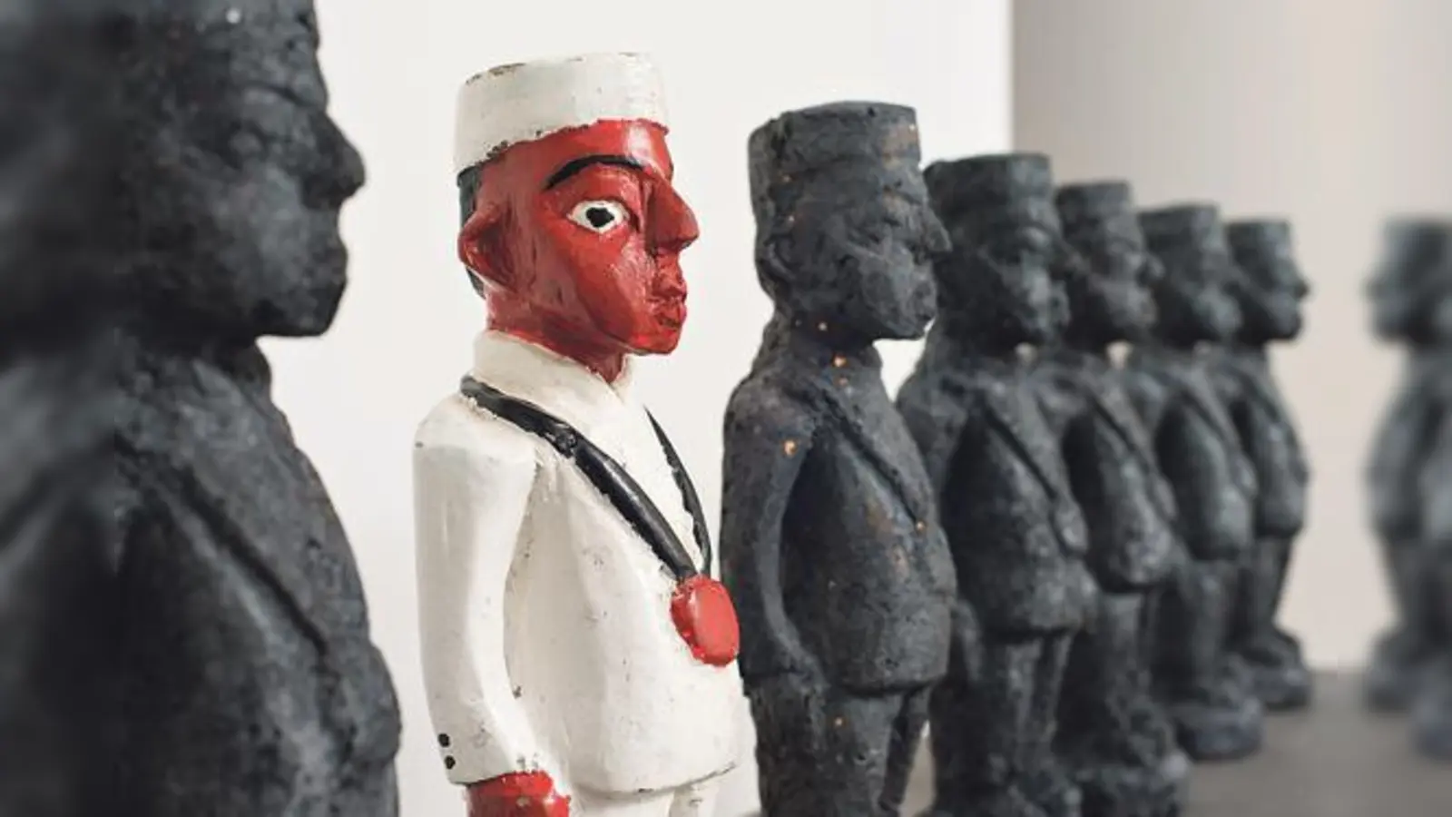 Bis Anfang Mai stellt Dörthe Bäumer ihre Werke im Schlosspavillion Ismaning aus.	 (Foto: VA)