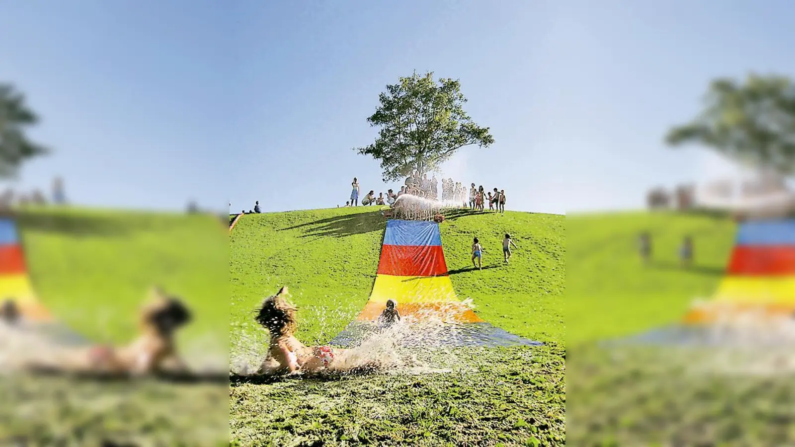 Der Wasserspielbus ist gerade an heißen Tagen eine spaßige Erfrischung.	 (Foto: VA)