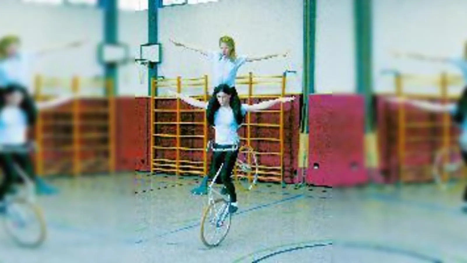 Volle Konzentration ist bei den Übungen gefordert. Bei den Deutschen Meisterschaften wollen sich Veronika Schmitt und Franziska Cesak für den Nationalkader qualifizieren. (Fotos: cr)