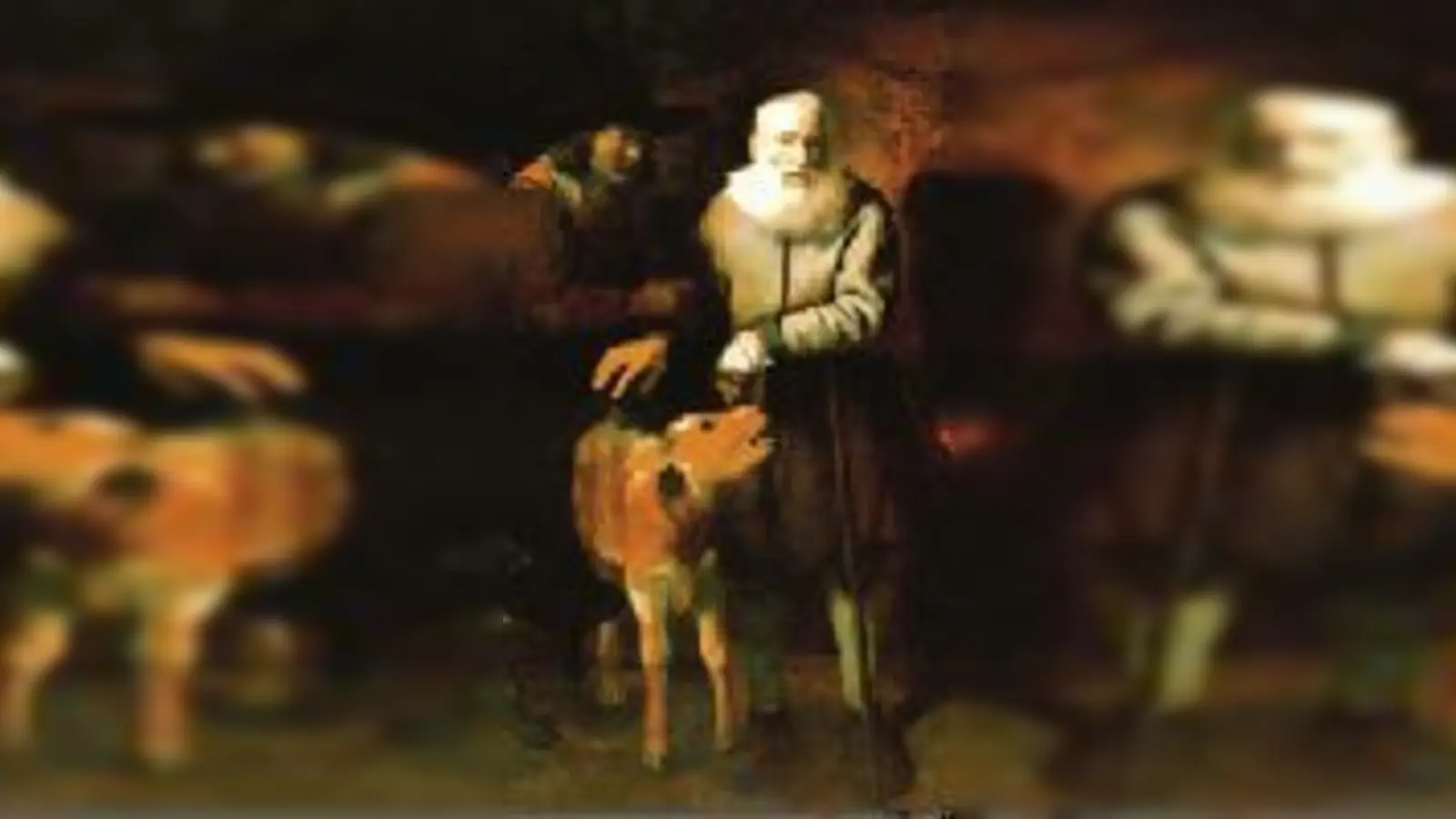Bauer und Kälbchen von Paudiß.	 (Foto: Museum)
