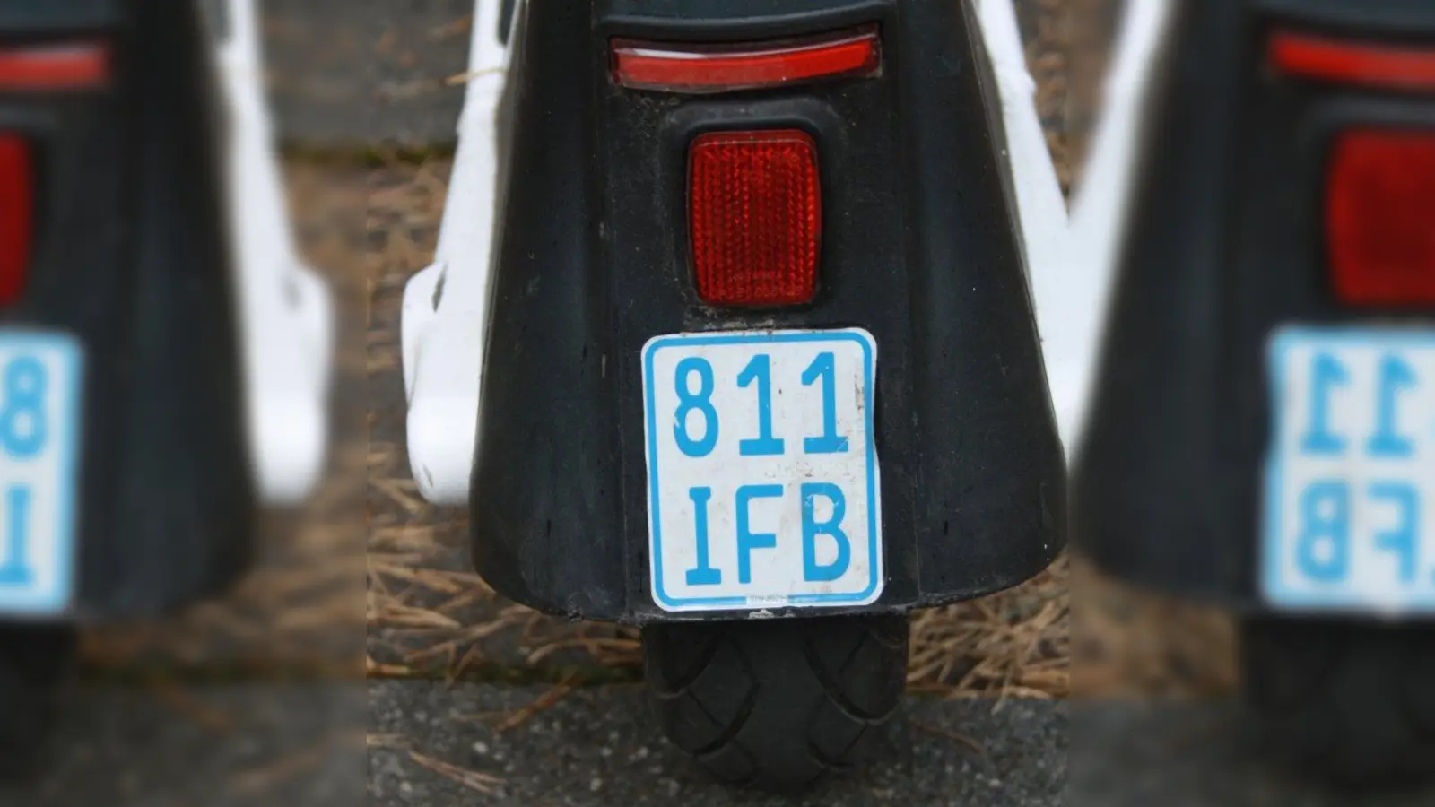 Eine Kennzeichnungspflicht für Zweiräder (wie hier bei einem Scooter) fand keine Mehrheit unter den Bürgern. (Foto: job)