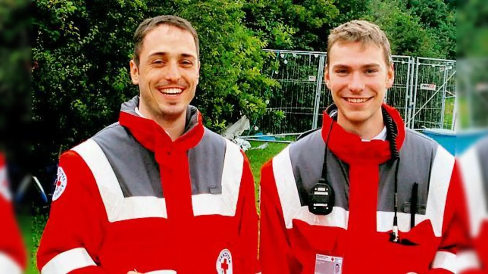 Verstärkung für das BRK-Team in Eching: Sven Heinzel und Andreas Schmitt.	 (Foto: Privat)