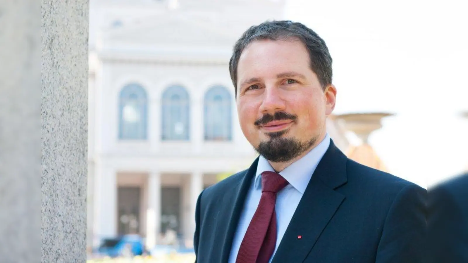 Der SPD-Bundestagskandidat Dr. Bernhard Goodwin, 38, ist Geschäftsführer eines Universitätsinstituts. (Foto: pi)