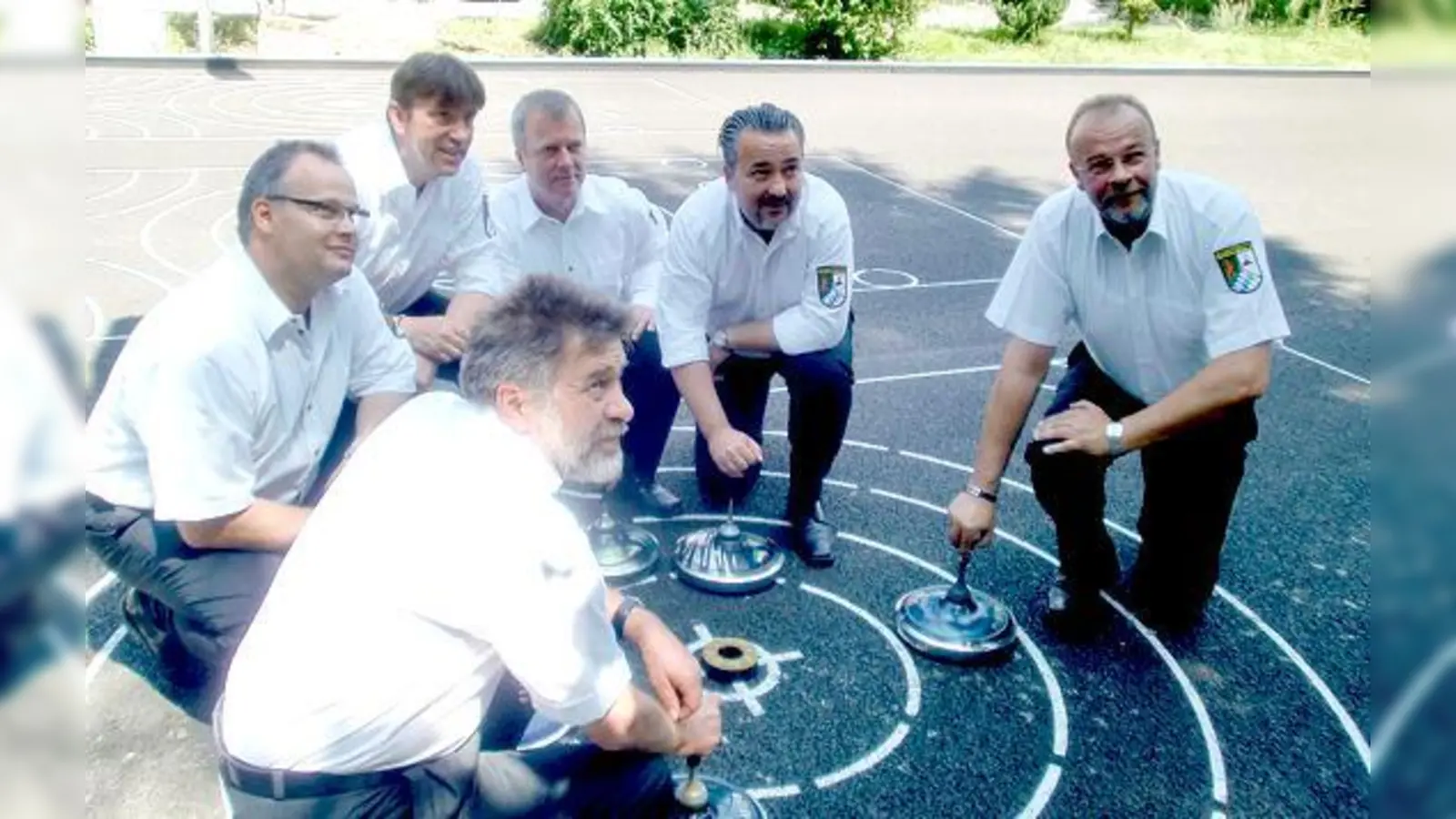Auf den frisch sanierten Stockbahnen bisher ungeschlagen: die 1. Herren-Mannschaft. 	 (Foto: SSV)