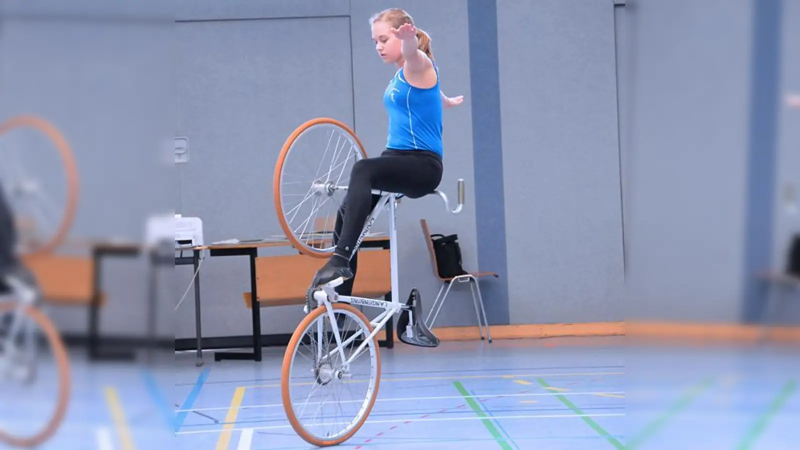 Stefanie Dietrich stellte beim Wettkampf eine neue persönliche Bestleistung auf.  (Foto: VA)