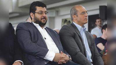 Verordneter Friedenskurs: Hasan Ismaik und Anthony Power.  (Foto: Anne Wild)