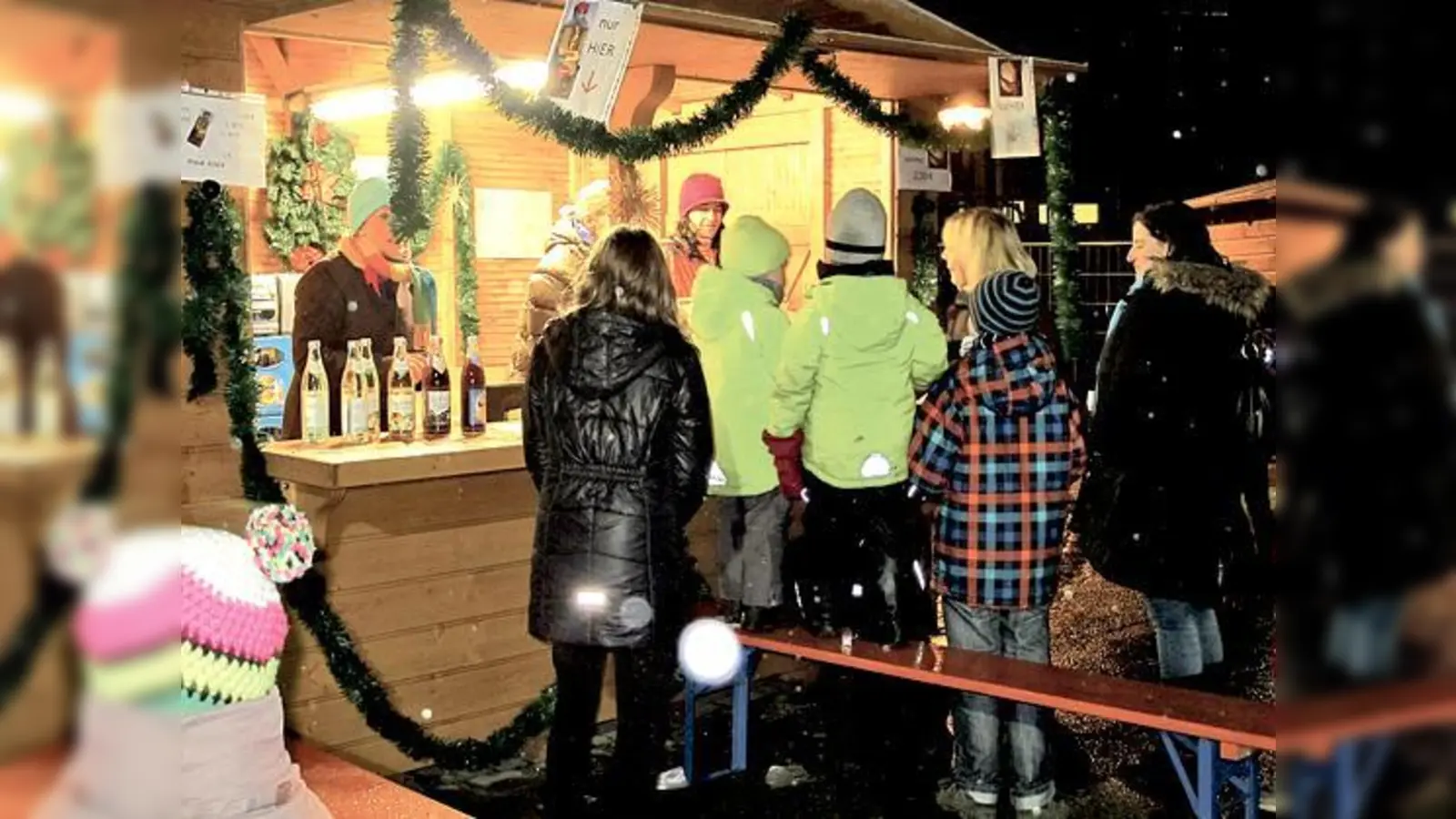 Bei den Weihnachtsmärkten im Schulzentrum blieben keine Wünsche offen.	 (Foto: privat)