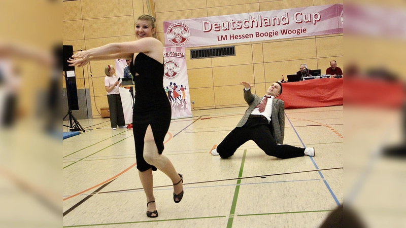 Theresa Sommerkamp &amp; Elian Preuhs (Mainclass) gewannen den „Boogie Woogie Deutschland Cup“ souverän. (Foto: Boogie Magic's)