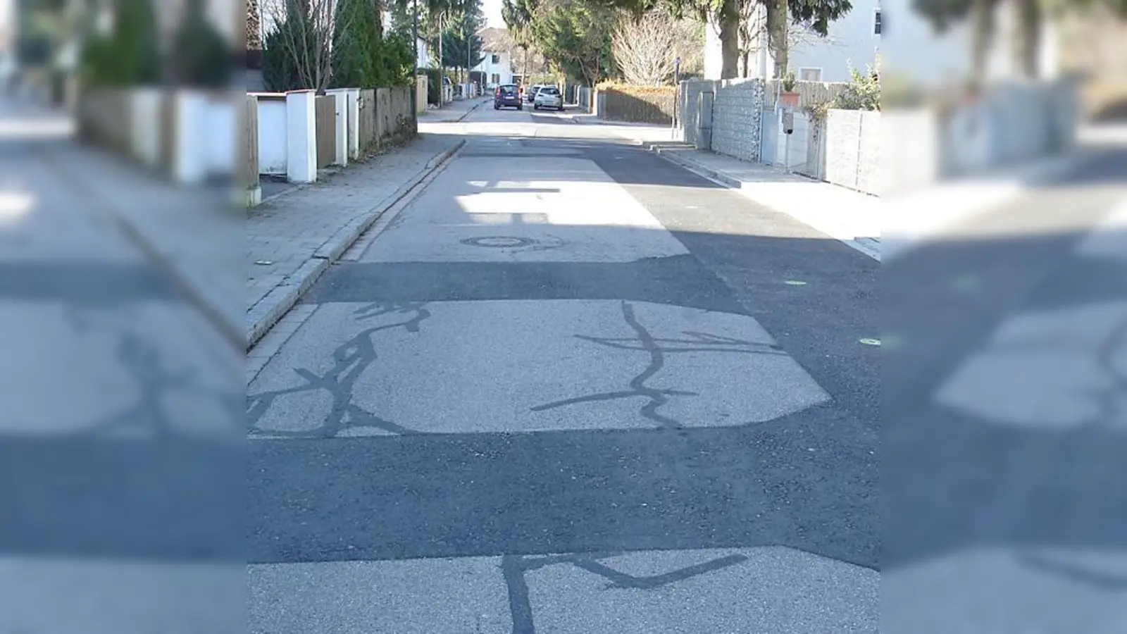 In den Osterferien wird ein Teil der Zugspitzstraße in Vaterstetten saniert.  (Foto: VA)
