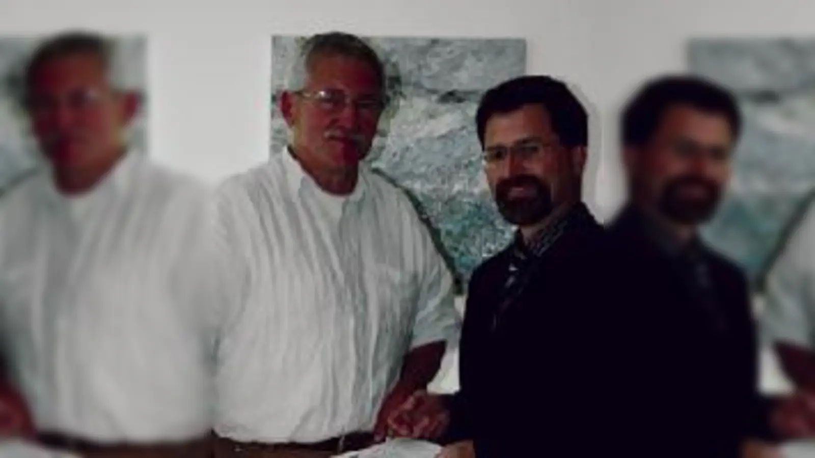 Neu-Bürgermeister Werner van der Weck und Elmar Burgard tauschten Erfahrungen aus.	 (Foto: VA)