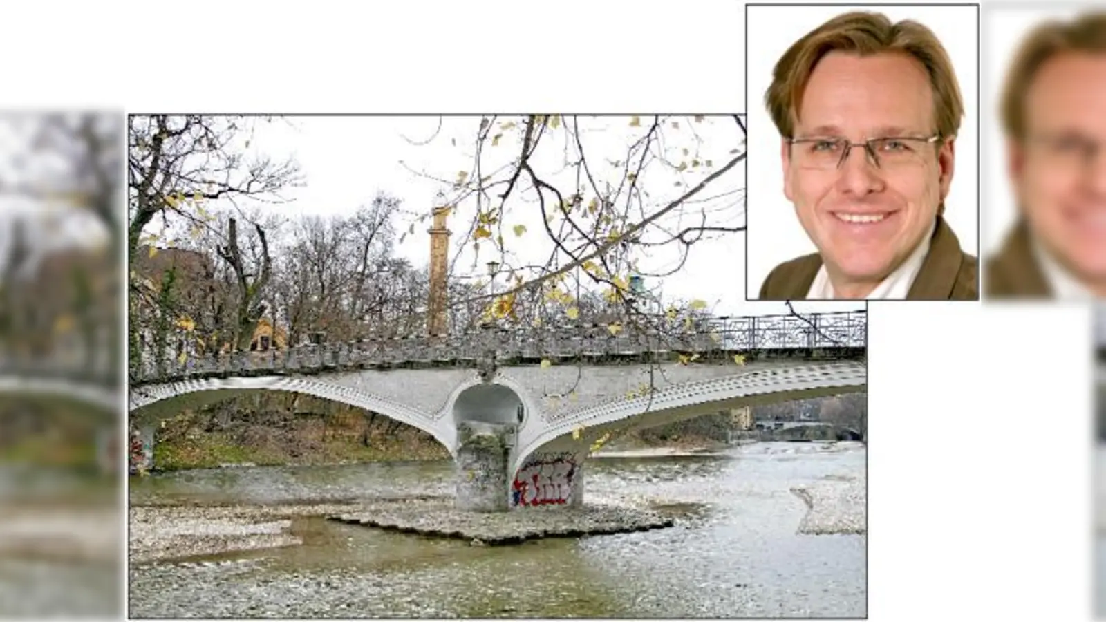 Unter anderem der Grünen-Stadtrat Florian Roth will die Münchner noch näher an die Isar bringen.	 (Foto: Sylvie-Sophie Schindler/Gerry Schläger)