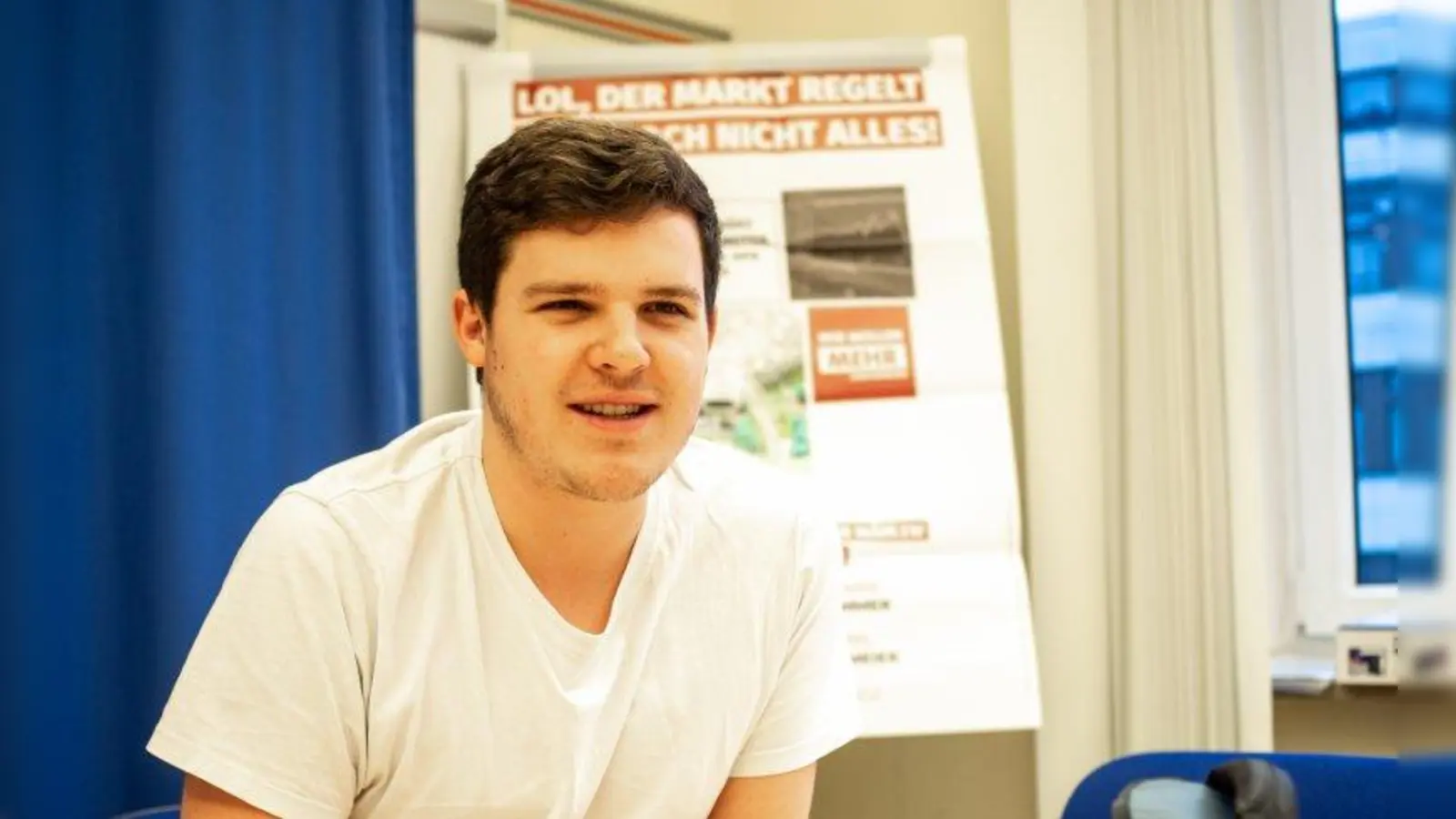 Benedict Lang (SPD) kandidiert für den Stadtrat. (Foto: Alexej Preißler)