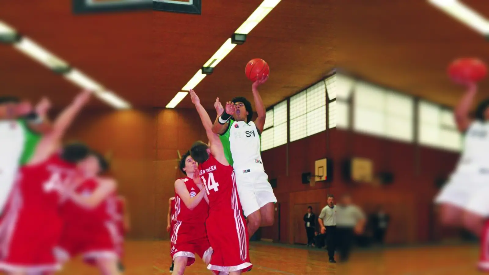 Der erst 14-jährige Raphael Teistler überzeugte im Spiel der „Frösche” gegen den FC Bayern München.