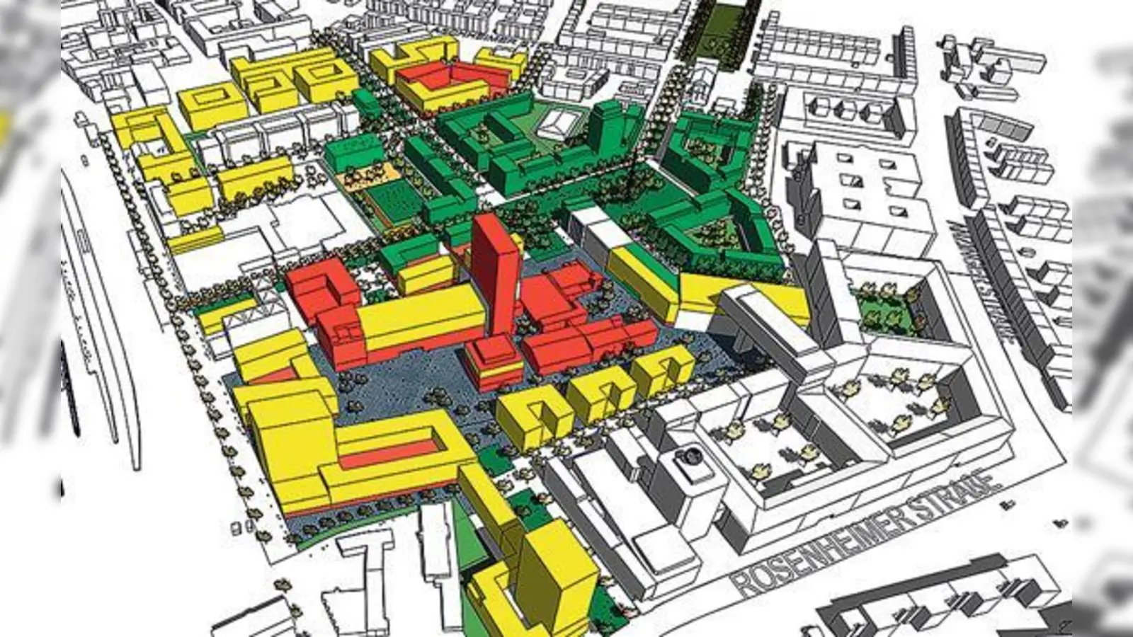 Neue Wohnungen entstehen auf ehemaligen Zündapp- Fabrikgelände.   (Foto: steidle architekten)