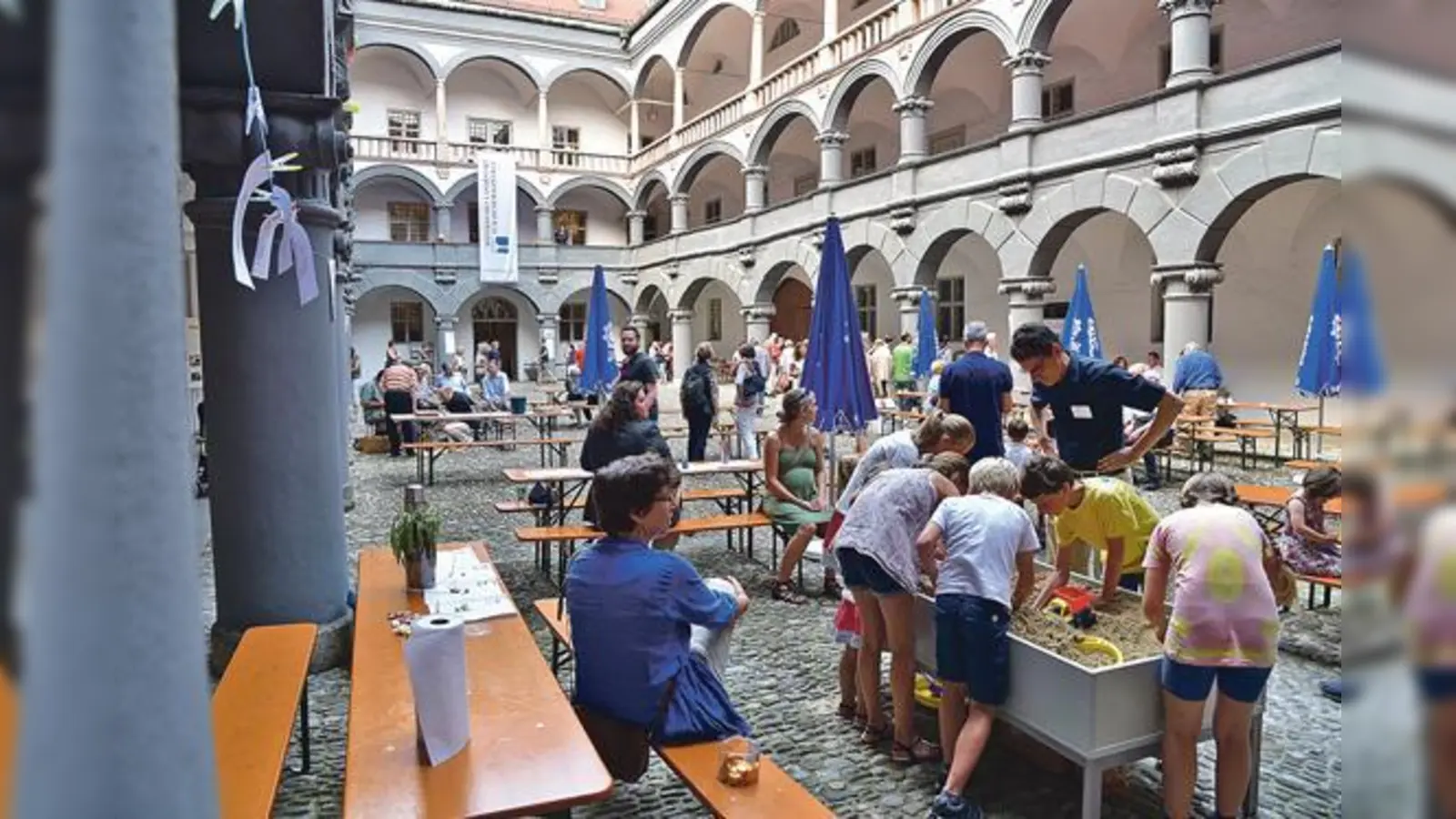Das Bayerische Landesamt für Denkmalpflege in der Alten Münze präsentiert sich und seinen schmucken Amtssitz mit Aktionen und Führungen.	 (Foto: BLfD)