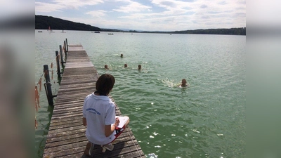 Natürlich durfte am Ferienprogramm der Badespaß nicht zu kurz kommen. (Foto: Wasserwacht Pilsensee)