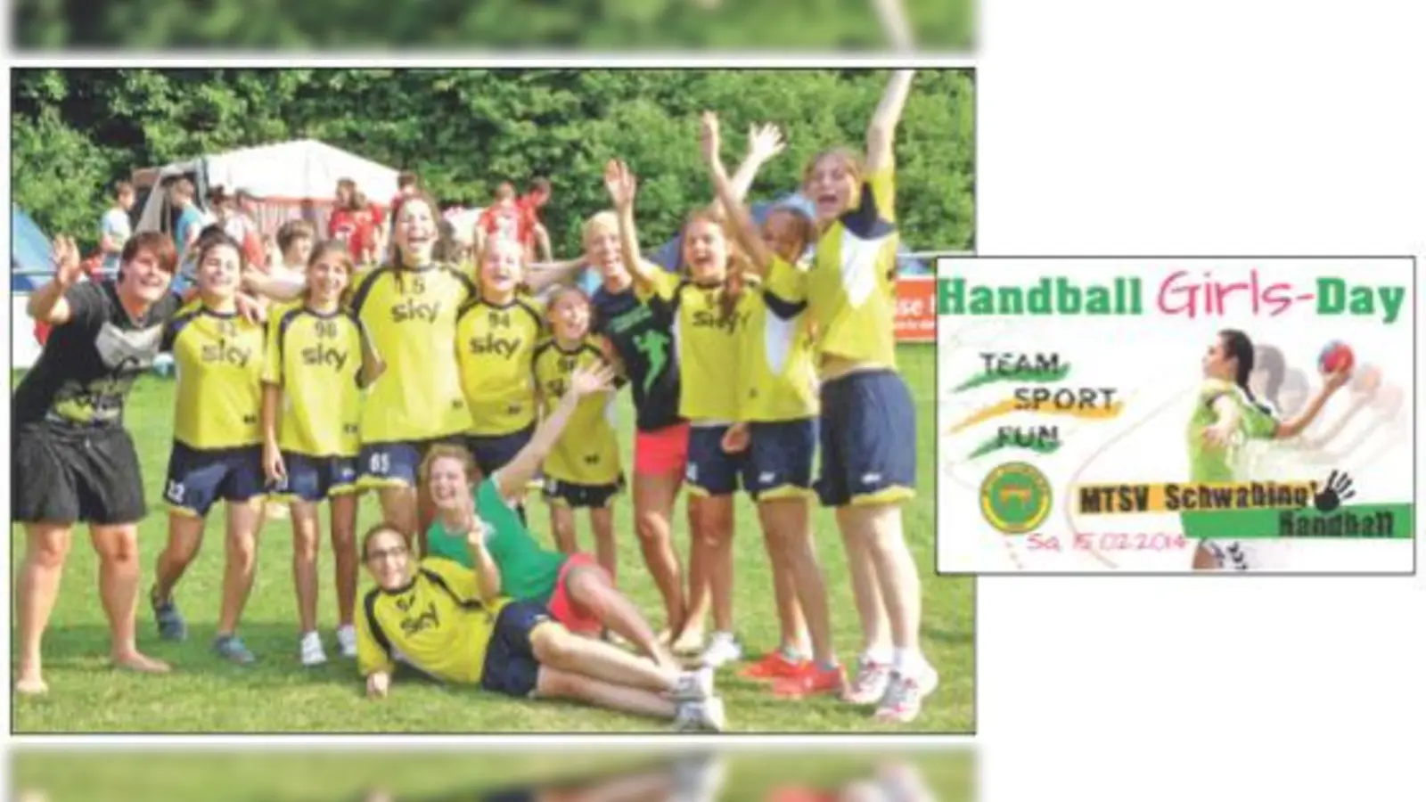 Für Handball begeistern: Mit dem Girls-Day wollen die Verantwortlichen beim MTSV den weiblichen Nachwuchs fördern.	 (Foto: MTSV)